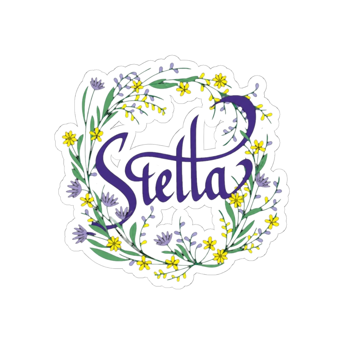 Stella. Name Stella Sticker | Stella Lefty - alternate angle 1, merchandise